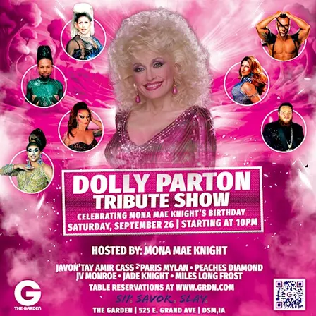 Dolly Parton Tribute Show - 10PM TABLE RESERVATION