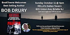 BookTowne Welcomes Best Selling Author Bob Drury at Rella's Italian Tavern