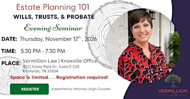 Evening Seminar: Estate Planning Essentials Seminar