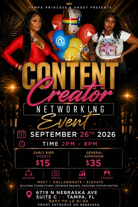 Tampa Content Creator Networking