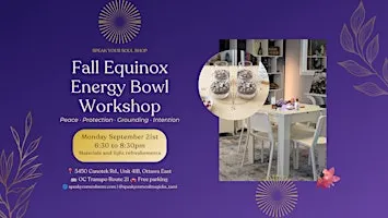 Fall Equinox Energy Bowl Workshop