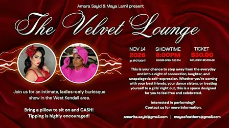 Amara & Maya Present: The Velvet Lounge - A Ladies-Only Burlesque Show