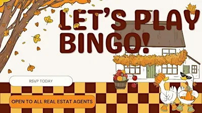 Let's Play Bingo!  Real Estate Agent Edition