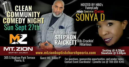 CLEAN COMMUNITY COMEDY NIGHT