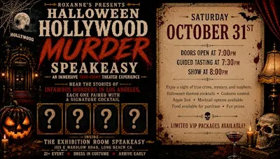Halloween Hollywood Murder Speakeasy