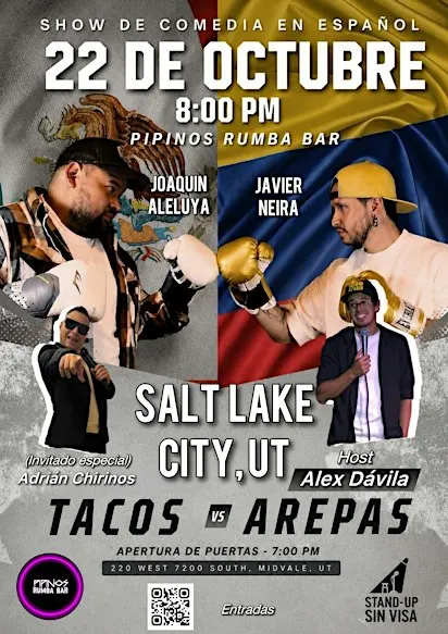 TACOS vs AREPAS (Salt Lake City, UT)