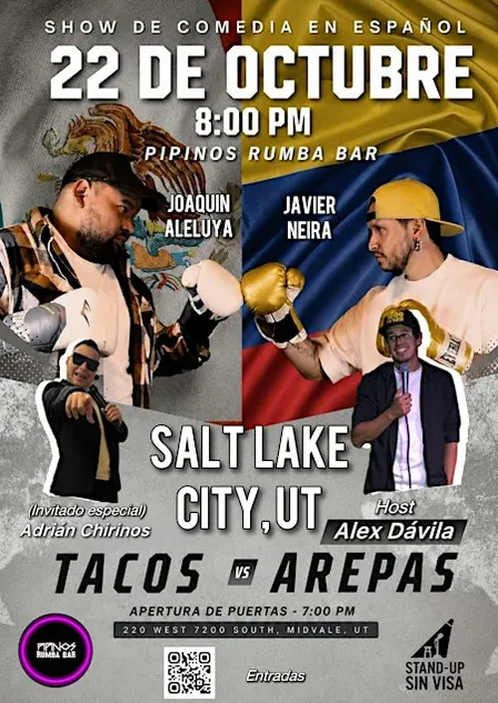 TACOS vs AREPAS (Salt Lake City, UT)
