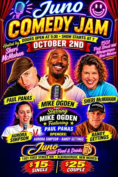Comedy Jam feat. Paul Panas  + Sheri McMahan + Black Mike + MORE