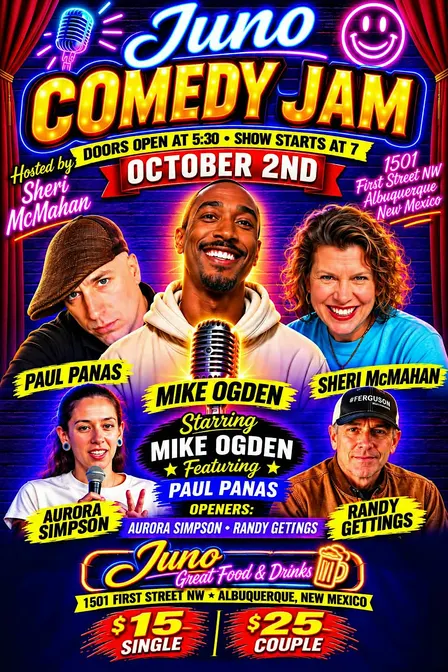 Comedy Jam feat. Paul Panas + Sheri McMahan + Black Mike + MORE