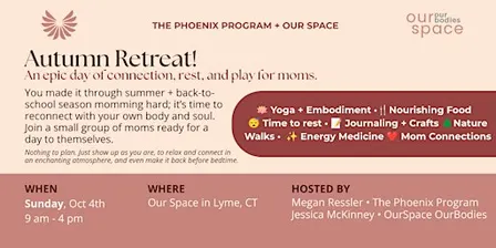 Autumn Retreat at Our Space for Moms