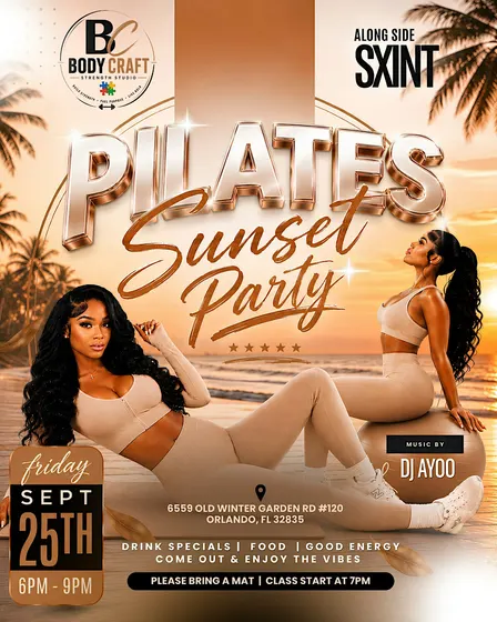Pilates Sunset Party