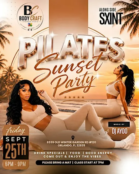 Pilates Sunset Party