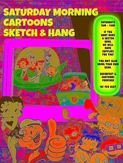Saturday Morning Cartoons Sketchbook Club