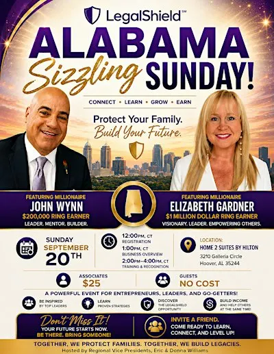 ALABAMA Sizzling Sunday with Millionaires, ELIZABETH GARDNER & JOHN WYNN