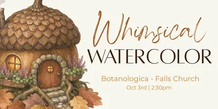 Whimsical Watercolor - Fairy House