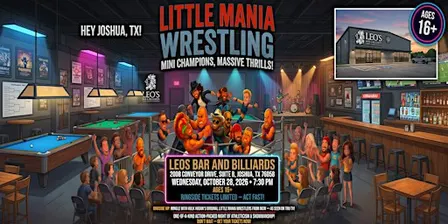 Little Mania Midget Wrestling All-Stars: World Tour in Joshua, TX!