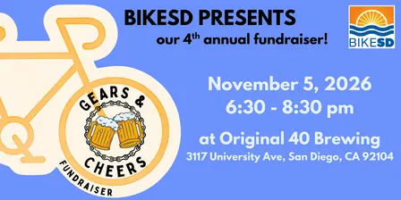 BikeSD's Gears and Cheers 2026