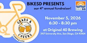 BikeSD's Gears and Cheers 2026