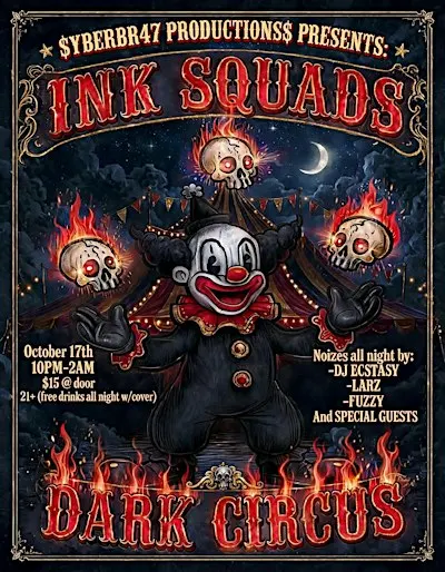 INK SQUADS DARK CIRCUS
