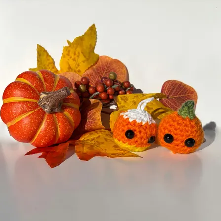 Crochet Candy Corn Keychain - Pearl City