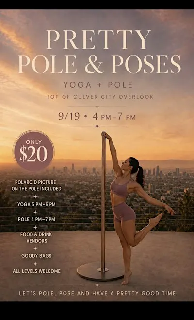 PRETTY POLE AND POSES