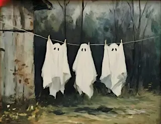 Hanging The Ghosts Out To Dry Paint Night