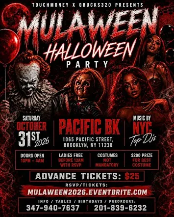 Mulaween 2026 NYC Halloween Party