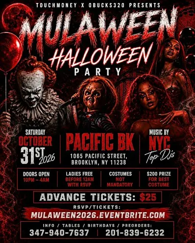 Mulaween 2026 NYC Halloween Party