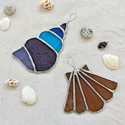 Stained Glass: Seashell Suncatchers