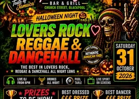 THIRSTY? HALLOWEEN – LOVERS ROCK, REGGAE & DANCEHALL