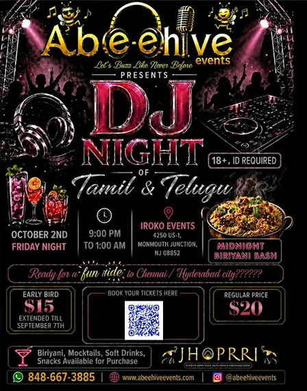DJ Night - Tamil and Telugu