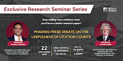 Phadnis-Frese Debate on the Usefulness of Citation Counts