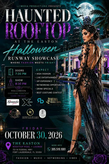 ️ HAUNTED ROOFTOP AT THE EASTON, Halloween Runway Showcase