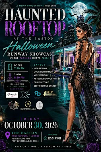 ️ HAUNTED ROOFTOP AT THE EASTON, Halloween Runway Showcase