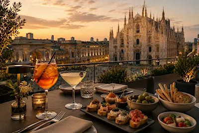 dQ&A Cocktails, Conversation & Community in Milan