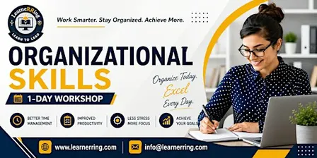 Organizational Skills 1-Day Workshop| Arizona