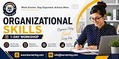 Organizational Skills 1-Day Workshop| North Carolina