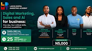 Digital Marketing, Sales & AI for Business By Lagos Digital Marketing