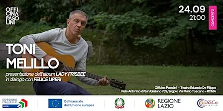 Toni Melillo presentazione dell’album Lady Frisbee