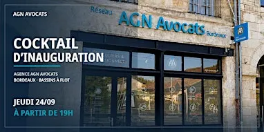 Cocktail d'inauguration - AGN Avocats Bordeaux Bassins à Flot