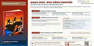 DANA 2024, dos años después. Reconstrucción económica, resiliencia y futuro