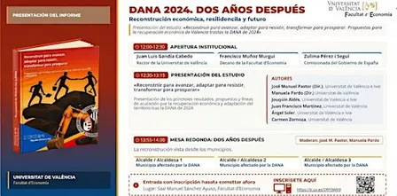 DANA 2024, dos años después. Reconstrucción económica, resiliencia y futuro