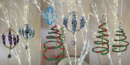 Festive Beaded Christmas Decoration Workshop