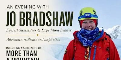 Everest, Endurance & Adventure: An Evening with Jo Bradshaw
