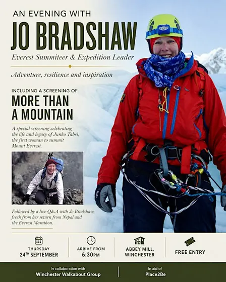 Everest, Endurance & Adventure: An Evening with Jo Bradshaw