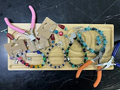 Make Something Beautiful: Beaded Bracelet & Earrings Workshop