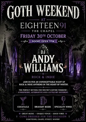 The Dark Side- Gothic Rock & Indie with DJ Andy Williams