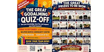 The Great Godalming Quiz-Off – Charity Quiz Night