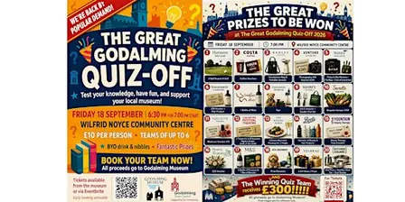 The Great Godalming Quiz-Off – Charity Quiz Night