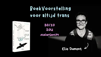 BoekVoorstelling 'Voor altijd trans' - Elio Dumont